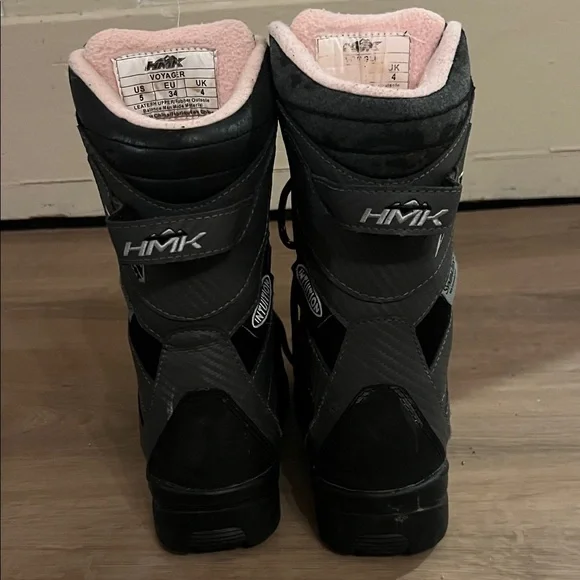 HMK Women's Black and Pink Winter Boots - Picture 2 of 4